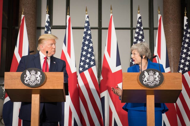 President Trump state visit to UK – Day Two