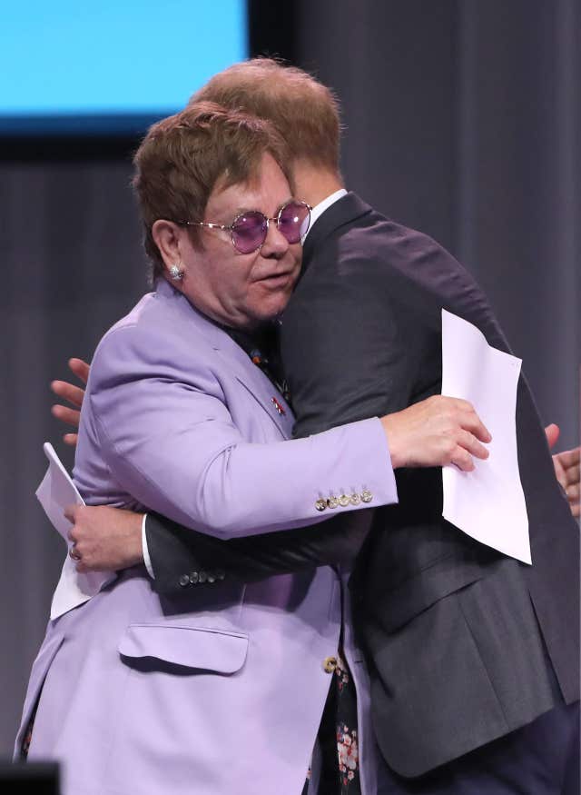 Prince Harry and Elton John