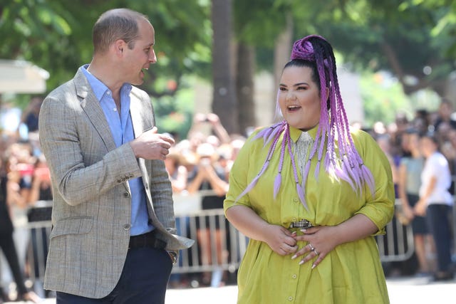 Duke of Cambridge with Netta