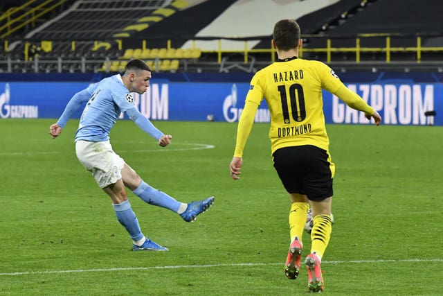 Phil Foden put the seal on City''s win with their second goal