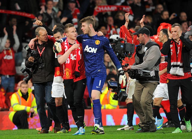 David De Gea was part of Manchester United's last Premier League title win in 2013