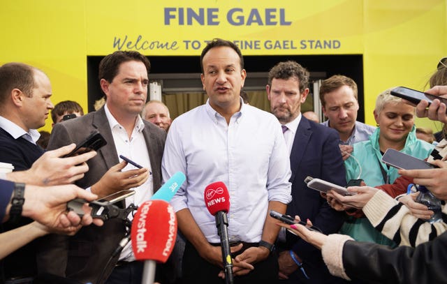 T�naiste Leo Varadkar visits the National Ploughing championships