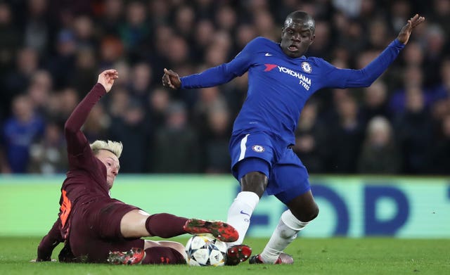 N'Golo Kante in action for Chelsea