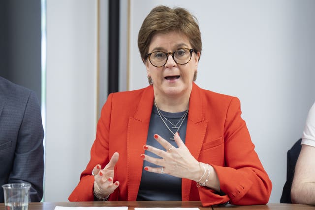 Former first minister Nicola Sturgeon