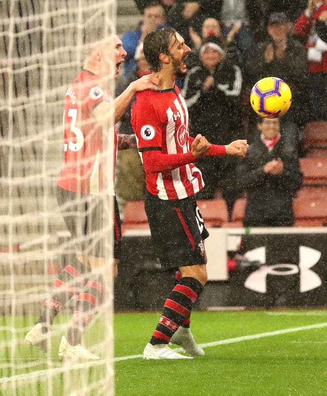 Manolo Gabbiadini gave Saints the lead at St Mary's