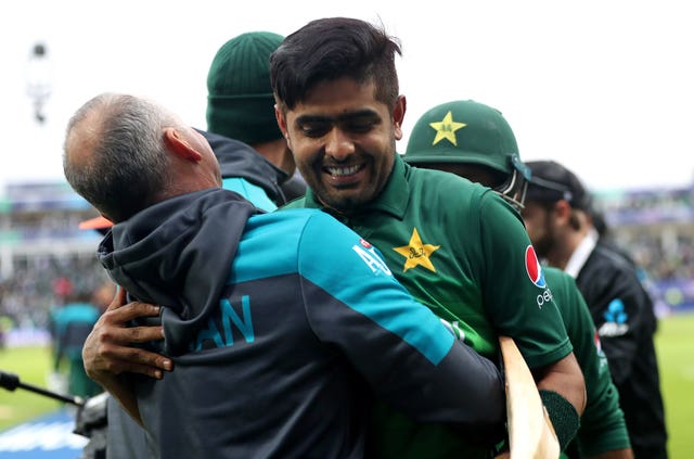 Babar Azam celebrates victory at Edgbaston