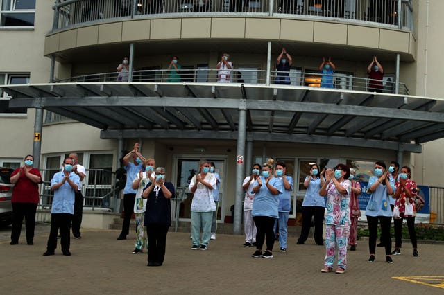 The weekly clap for carers became a highlight of the week for many (Andrew Milligan/PA)