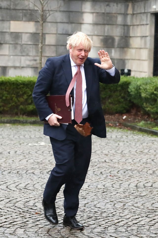 Boris Johnson visits Stormont