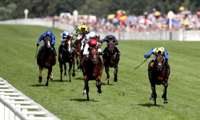 Poet’s Word (right) shocked Cracksman at Royal Ascot