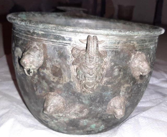 One of the items found among the stolen goods