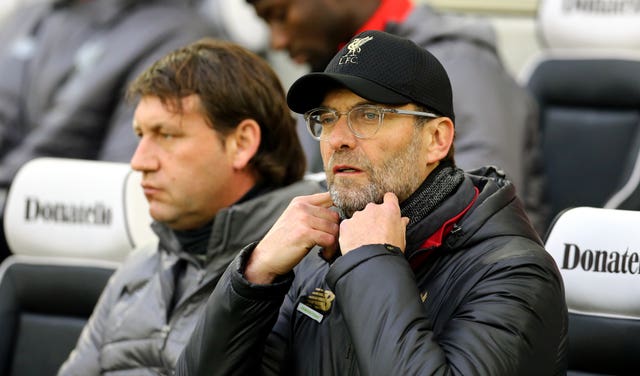 Jurgen Klopp watched on as Liverpool won