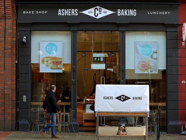 Ashers bakery in Belfast (Brian Lawless/PA)