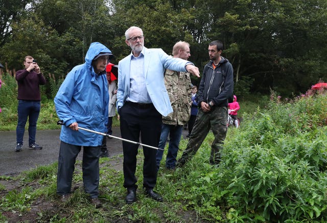 Jeremy Corbyn visits Scotland