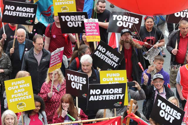 TUC rally - London