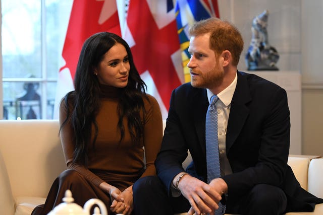 Duke and Duchess of Sussex's visit to Canada House