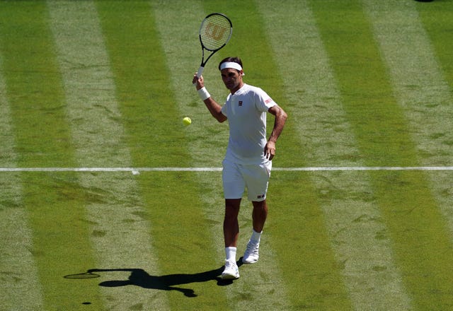 Roger Federer is due on Centre Court again