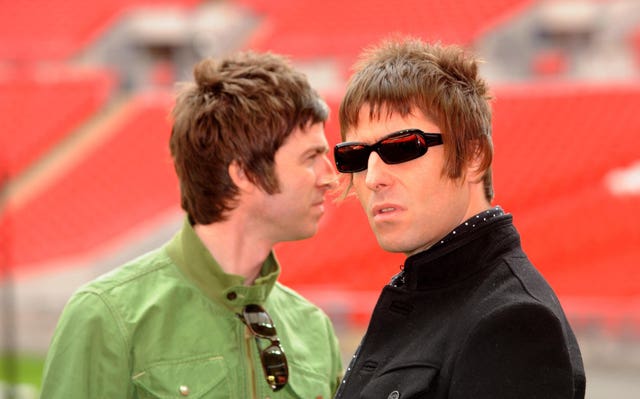 Brothers Noel and Liam Gallagher (Zak Hussein/PA)