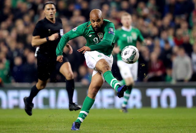 David McGoldrick in action during the Republic of Ireland's 1-0 Euro 2020 qualifier victory over Georgia