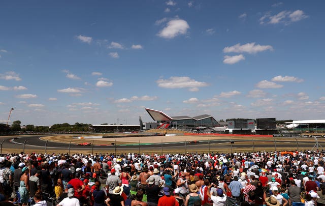 Fans watch the 2018 British Grand Prix at Silverstone