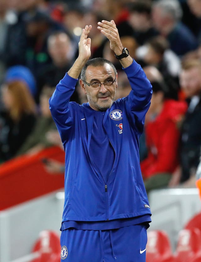 Maurizio Sarri has played down Chelsea's title aspirations