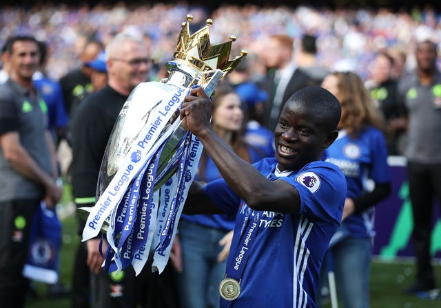 N'Golo Kante won Premier League titles in successive seasons with Leicester and Chelsea and the 2018 World Cup with France