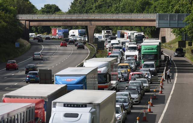 Traffic on motorway.