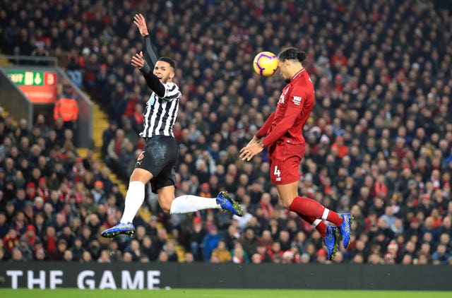 Virgil Van Dijk is powerful presence at both ends of the pitch for Liverpool