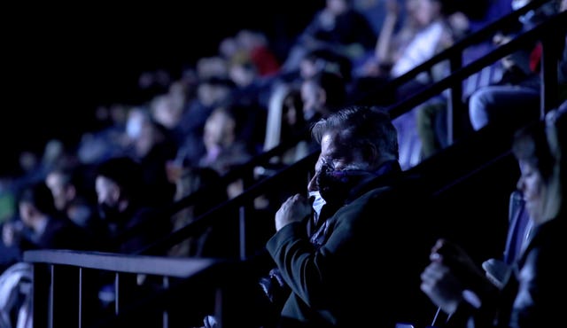 Fans were back watching a UK boxing event for the first time since March