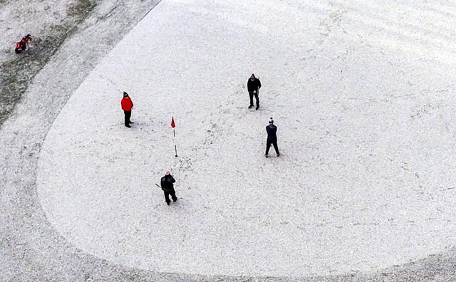 Golfers on Lee Park course, Liverpool
