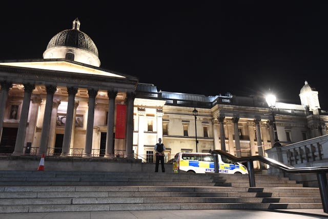 Stabbing in Trafalgar Square