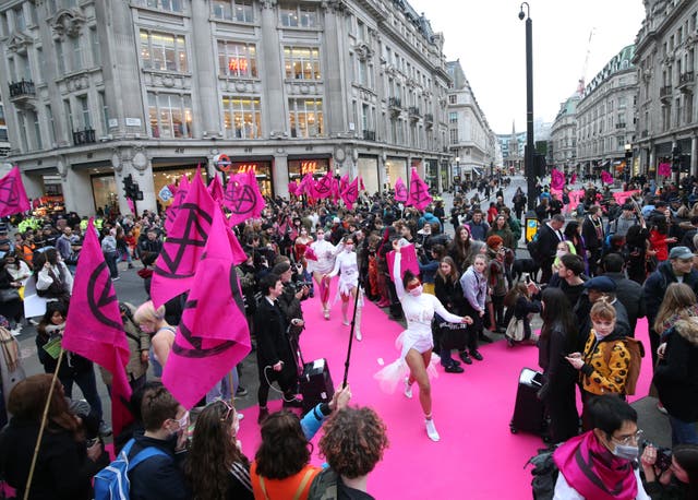 Extinction Rebellion’s Fashion catwalk