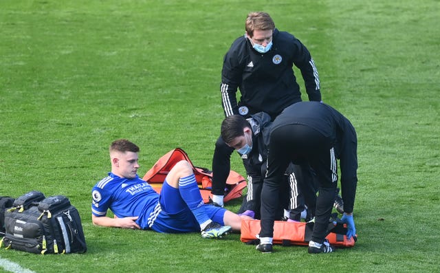 Leicester lost Harvey Barnes to a knee injury during a difficult few days