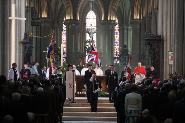 The Royal British Legion Service of Remembrance at Bayeux Cathedral
