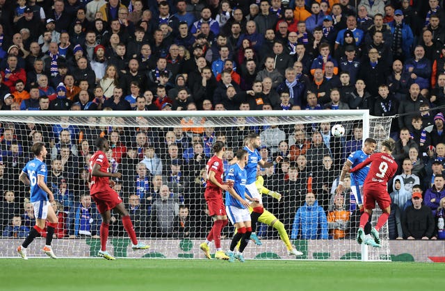 Rangers v Liverpool – UEFA Champions League – Group A – Ibrox Stadium