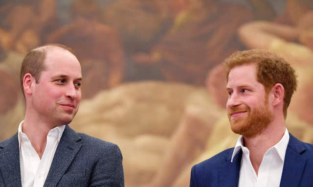 The Duke of Cambridge is best man to Prince Harry (Toby Melville/PA)