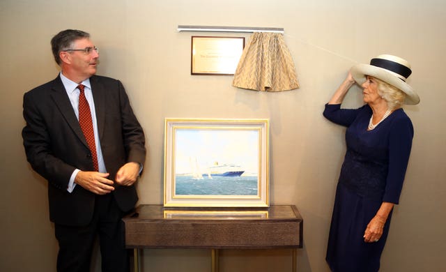 The Duchess of Cornwall names new cruise ship