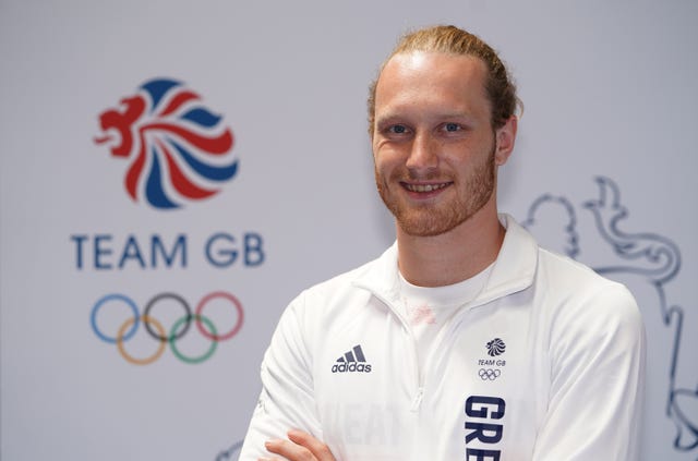 Luke Greenbank qualified second fastest for the 200m backstroke final (Mike Egerton/PA)