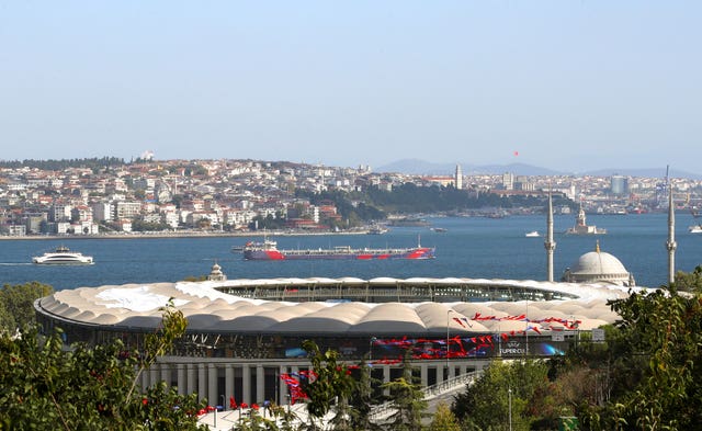 A general view of Besiktas Park and Bosporus River, Istanbul Nick Potts/PA)