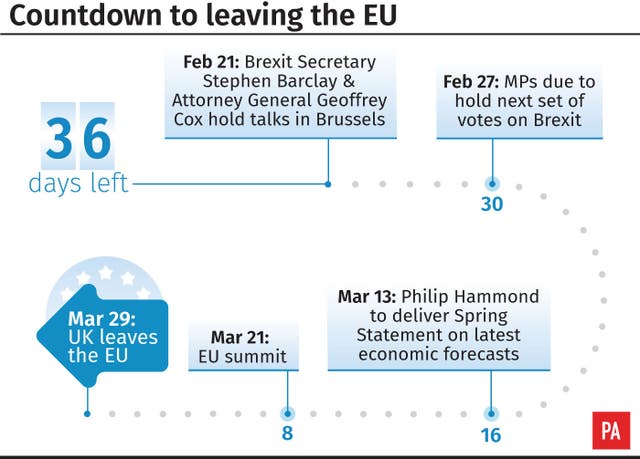 Countdown to leaving the EU