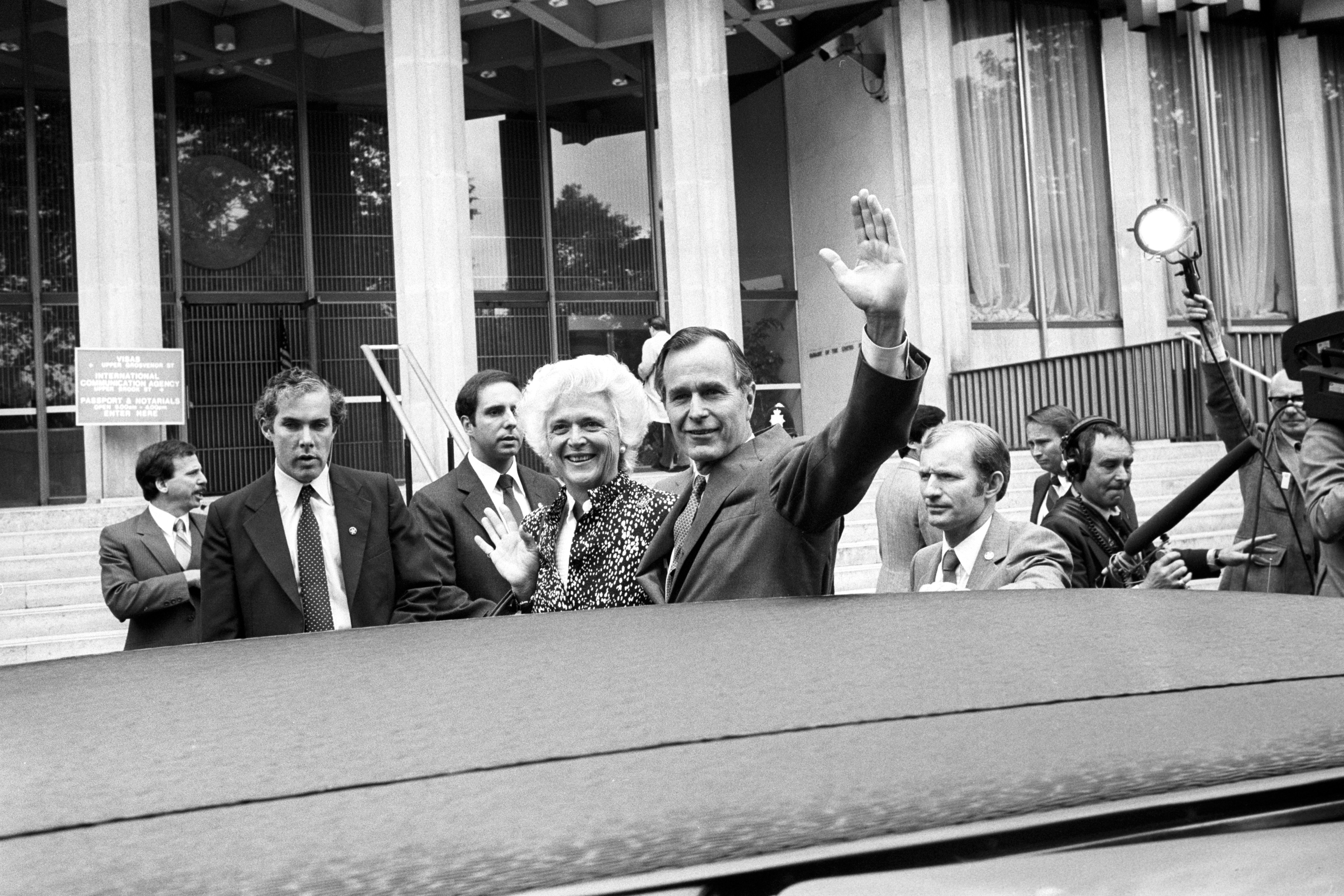 US Politics- George HW Bush- London