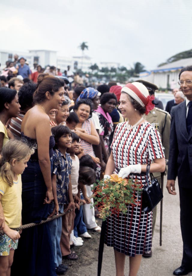 The Queen in Barbados