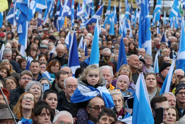 Scotland Independence rally