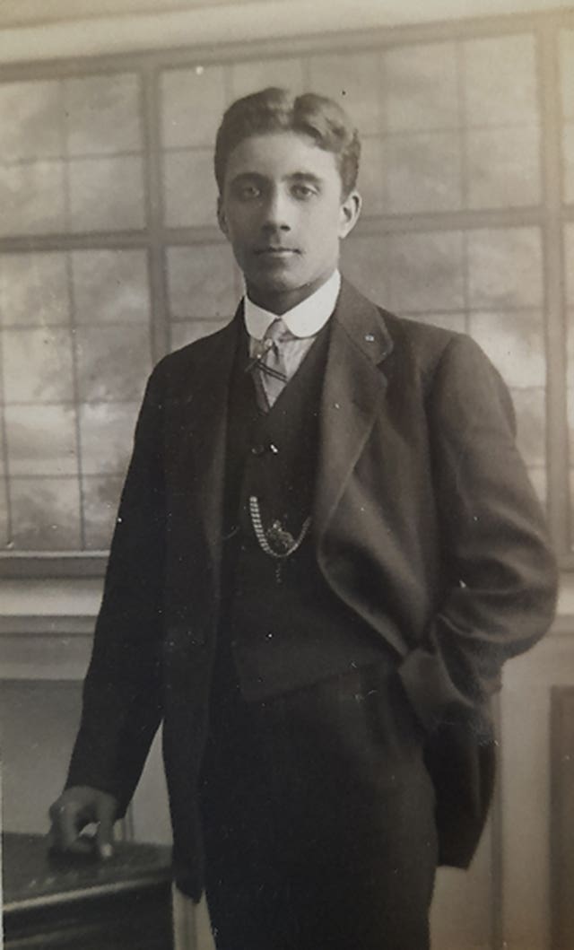 Black and white image of Sgt George Goodson Moore