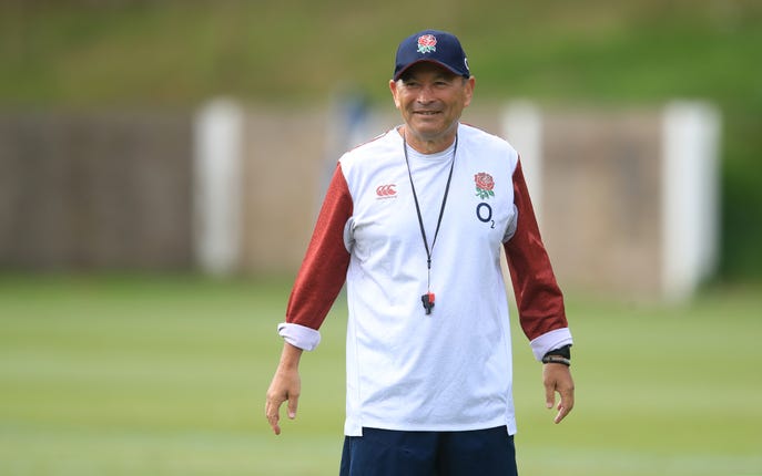 England Head Coach Eddie Jones (pictured) is poised to pick Willi Heinz in his World Cup squad