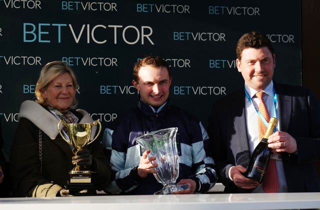 Olly Murphy (right) has provided over 100 winners to Bowen for a second season in a row