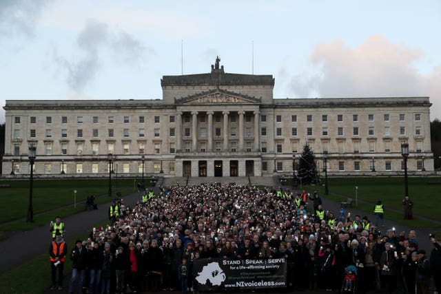 Northern Ireland abortion laws demonstration