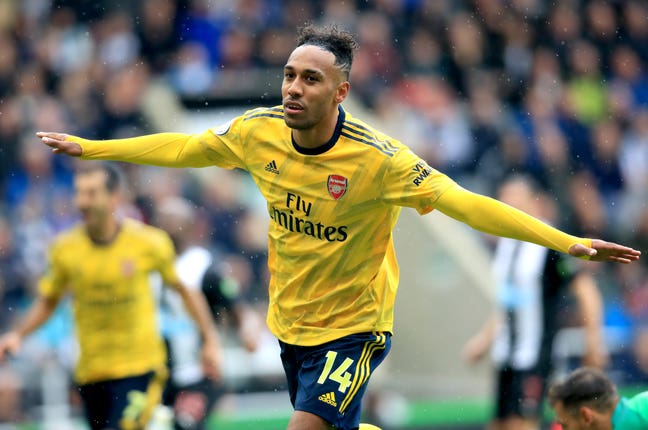 Pierre-Emerick Aubameyang scored the winner at Newcastle