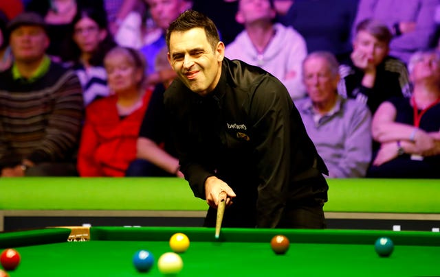 Ronnie O'Sullivan says he is 