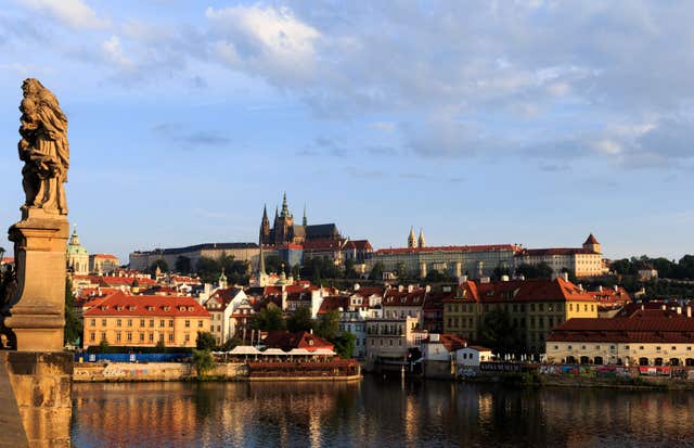 The match kicks off at 2045 local time in Prague
