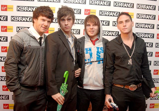 Enter Shikari at the 2007 Kerrang awards in London. 